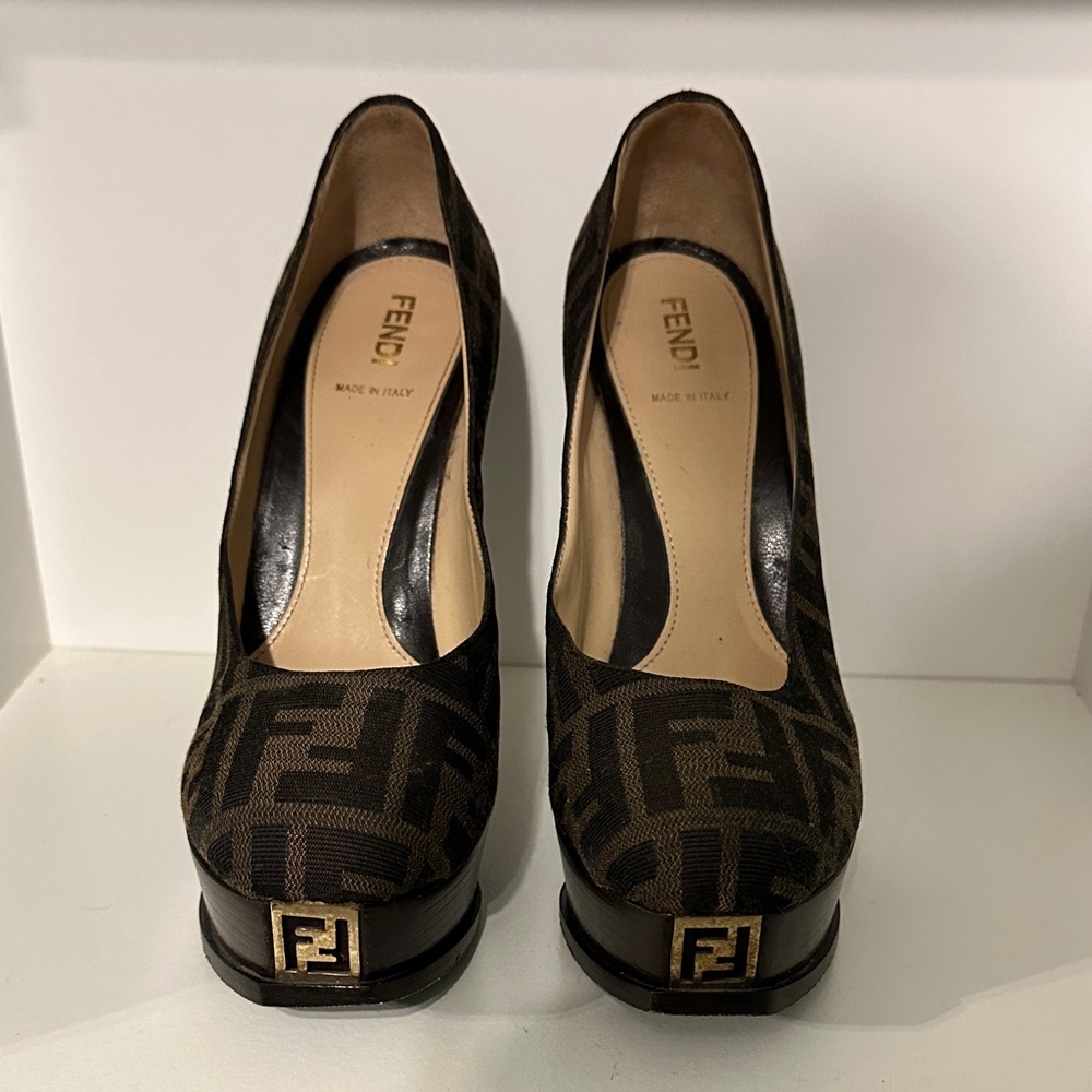 Fendi Women's Logo Heels